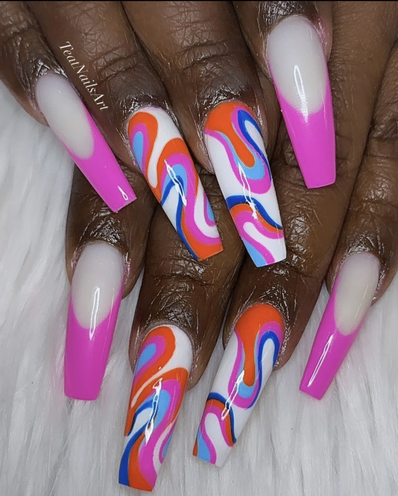 Swirl Nails