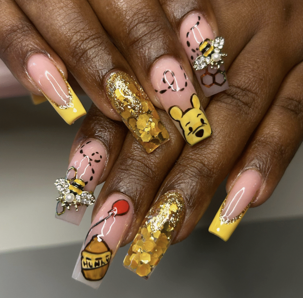 Winnie The Pooh Nail Ideas