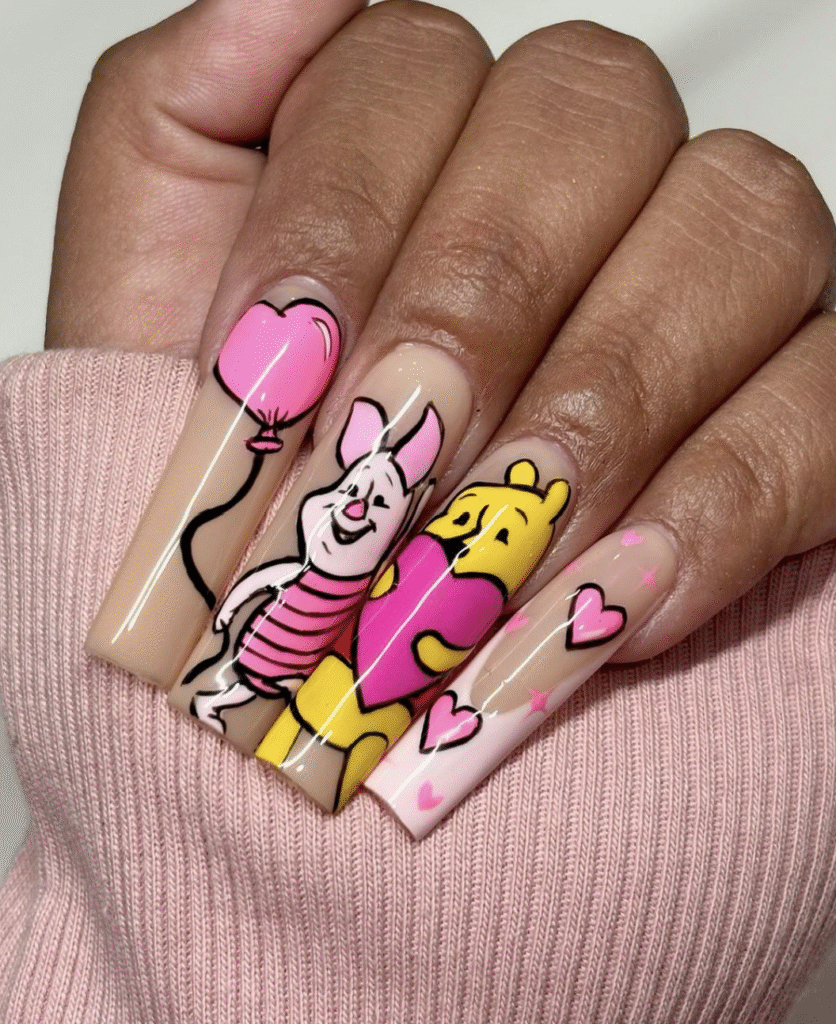 Winnie The Pooh Nail Ideas