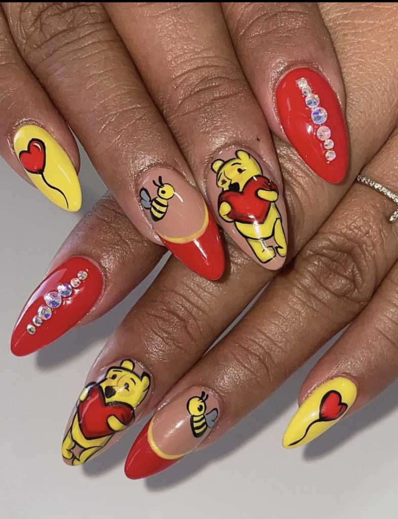 Winnie The Pooh Nail Ideas