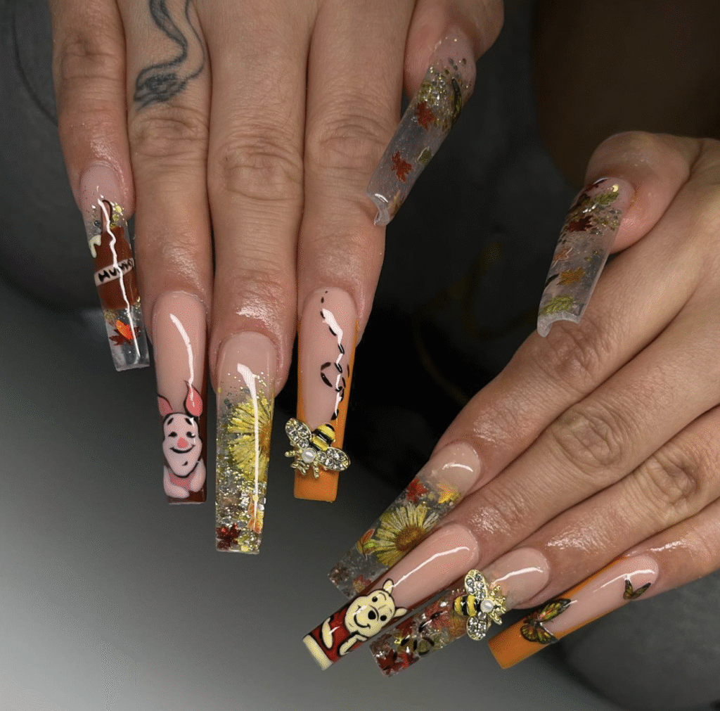 Winnie The Pooh Nail Ideas