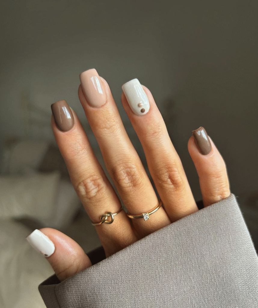Natural Fall Nails Designs