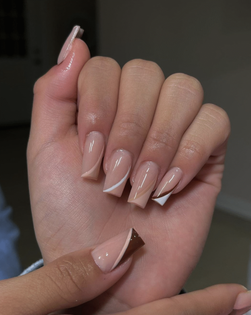 Natural Fall Nails Designs