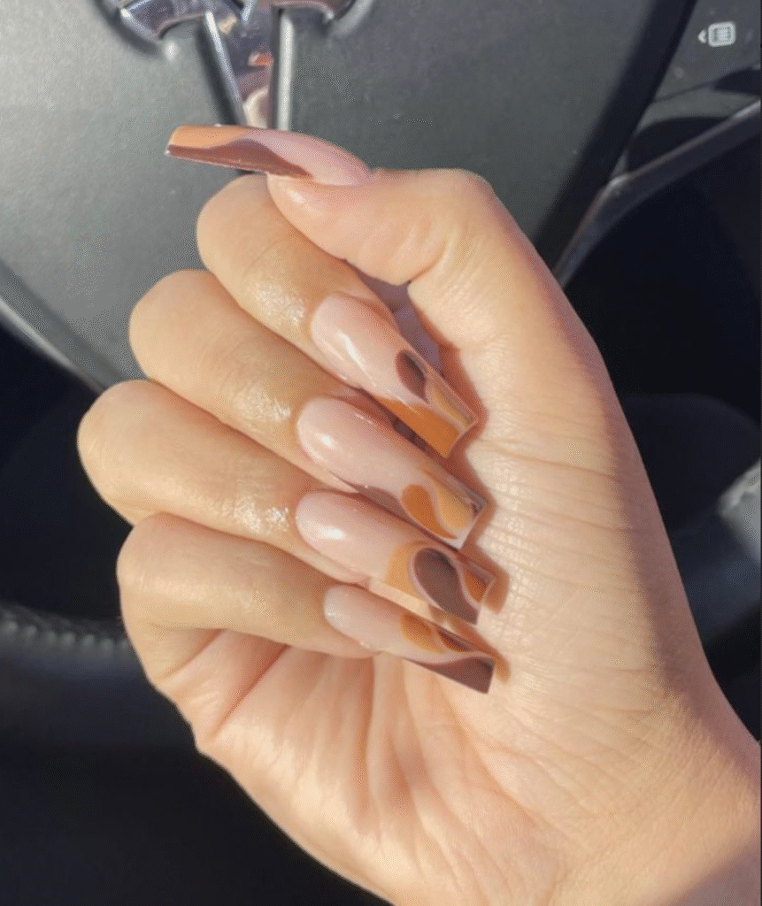 Natural Fall Nails Designs