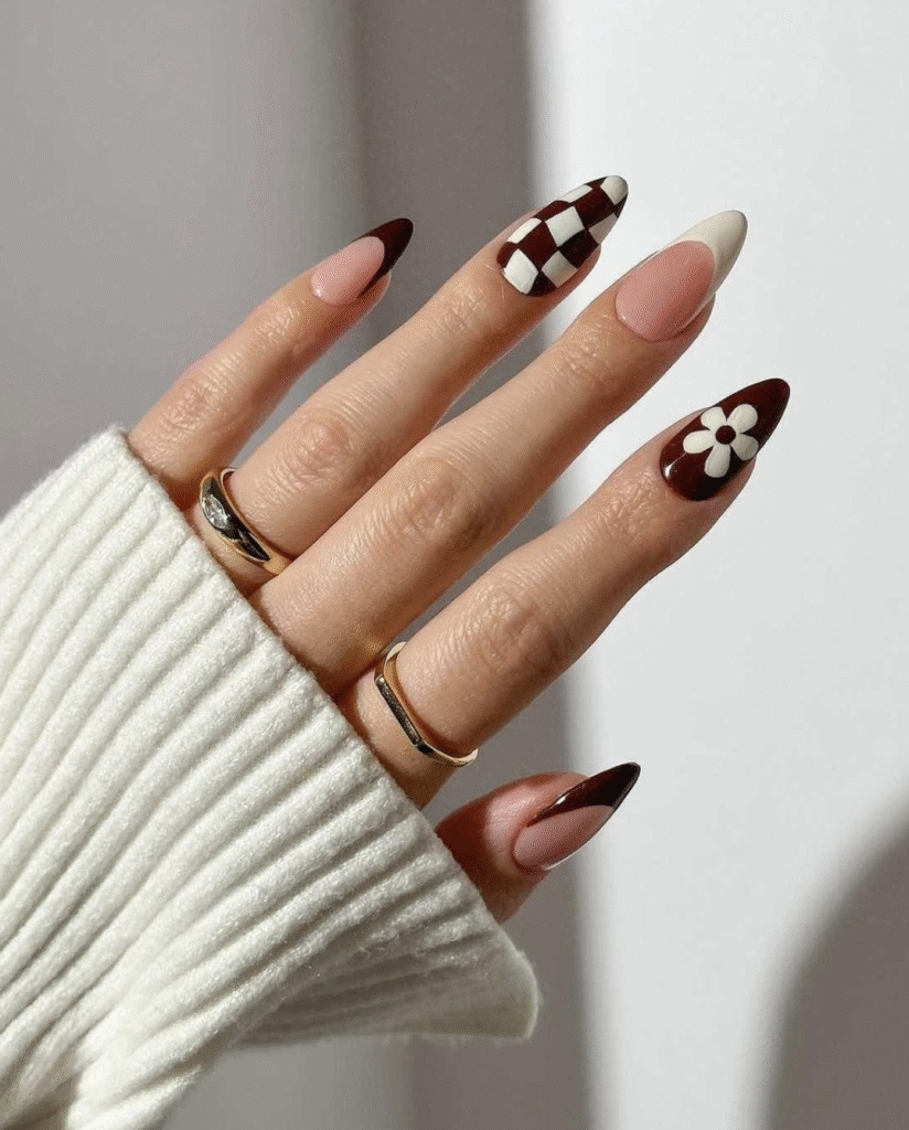 Natural Fall Nails Designs