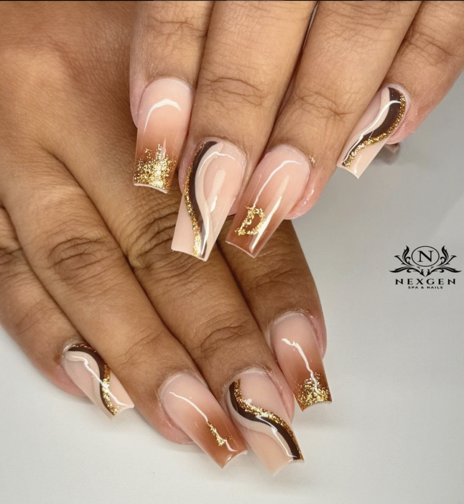 Natural Fall Nails Designs