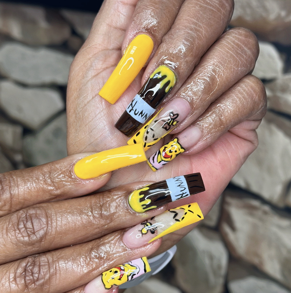 Winnie The Pooh Nail Ideas