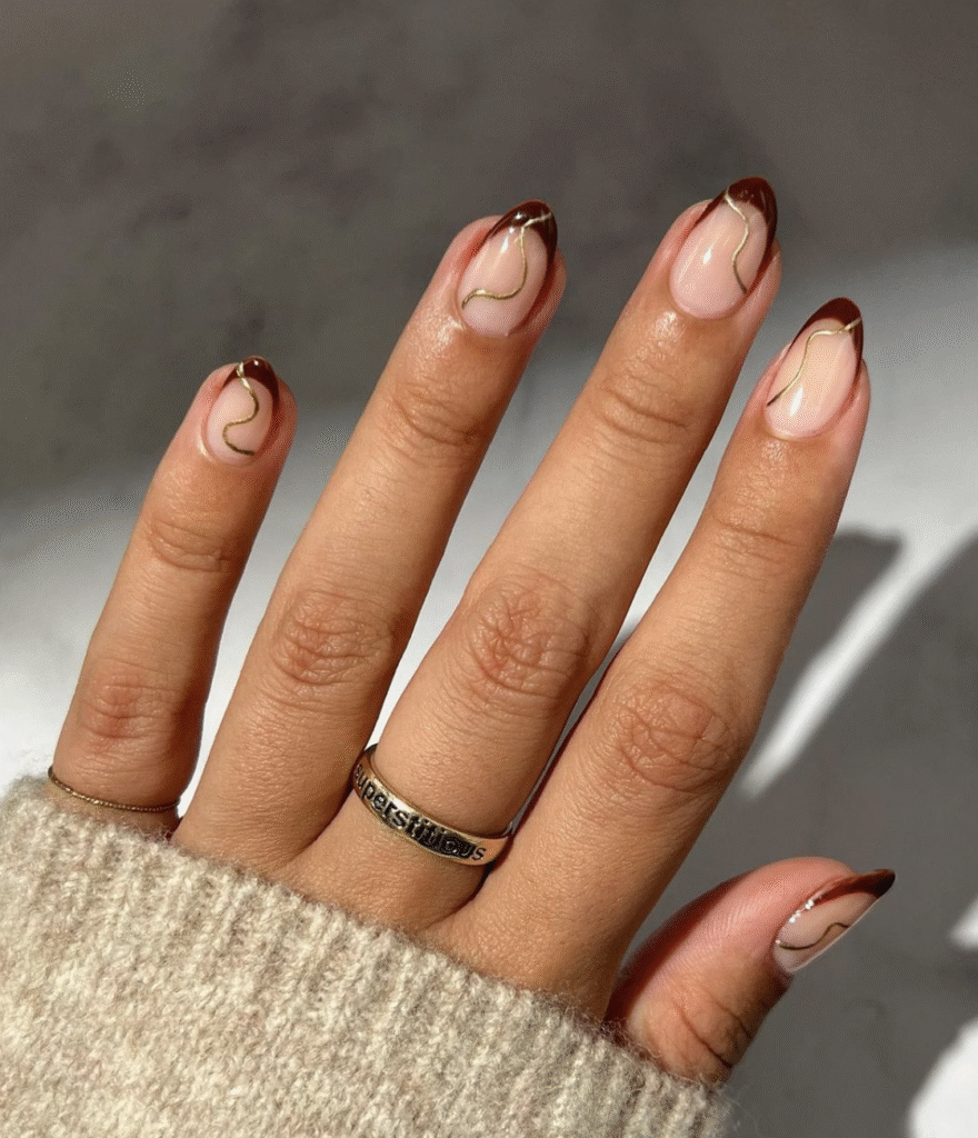 Natural Fall Nails Designs