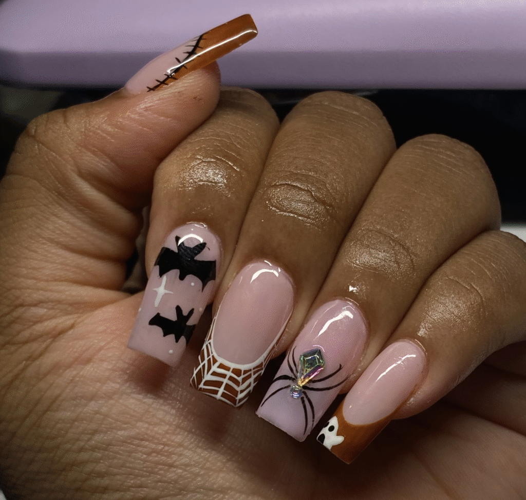 Natural Fall Nails Designs