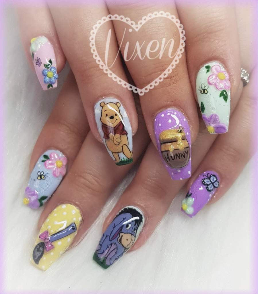 Winnie The Pooh Nail Ideas