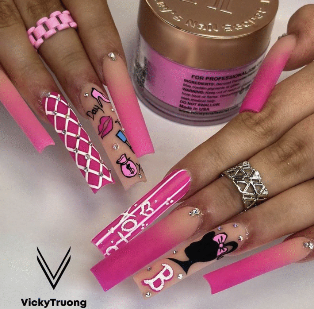 barbie nails
