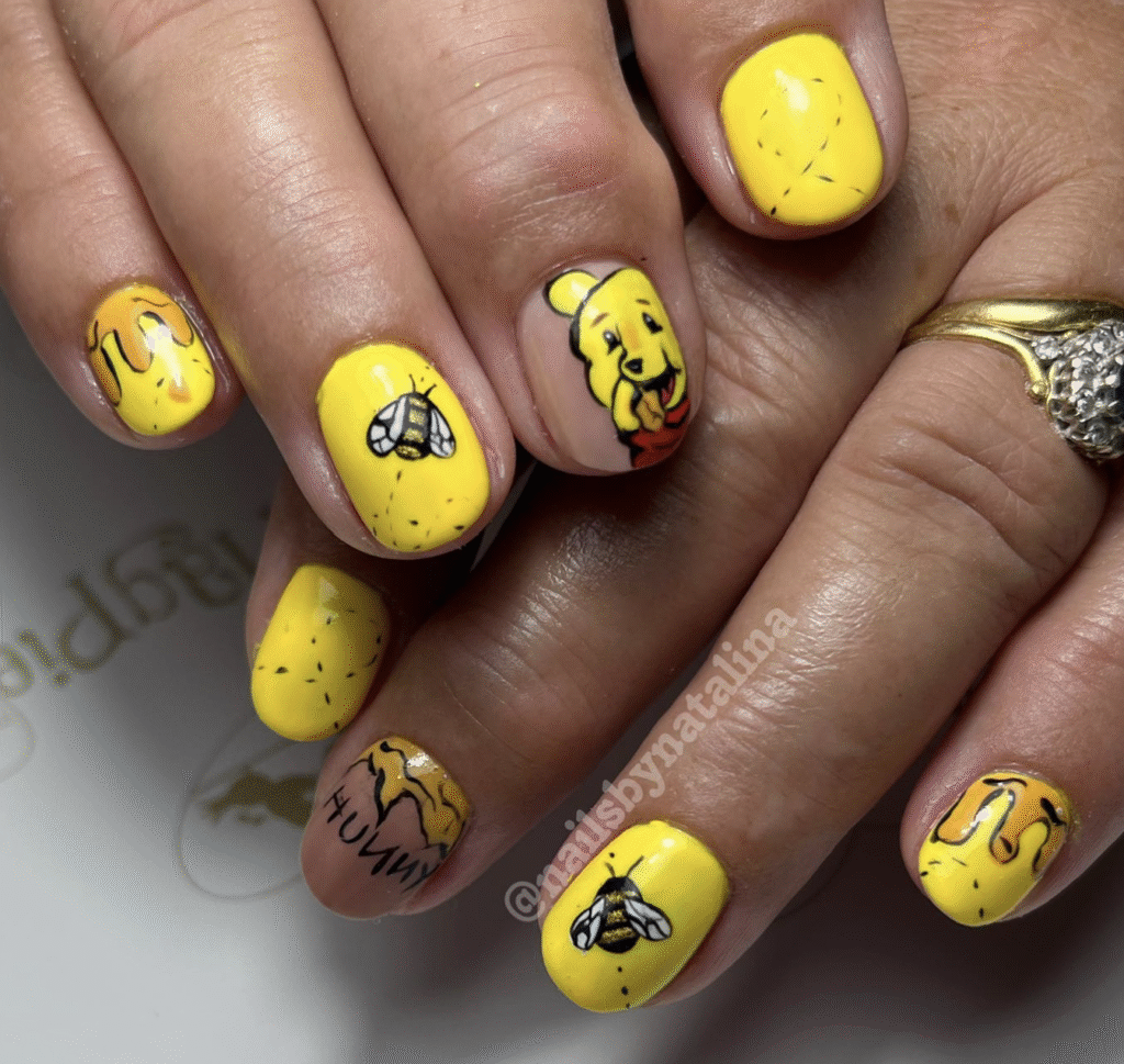 Winnie The Pooh Nail Ideas