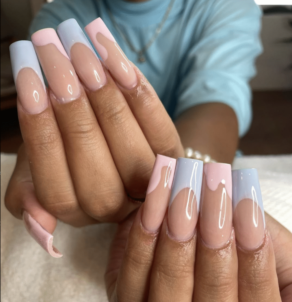 Gender Reveal Nail Ideas