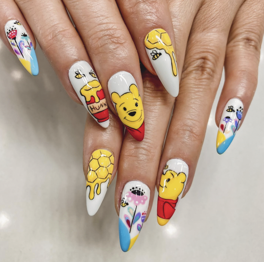 Winnie The Pooh Nail Ideas