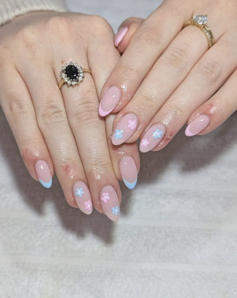 Gender Reveal Nail Ideas