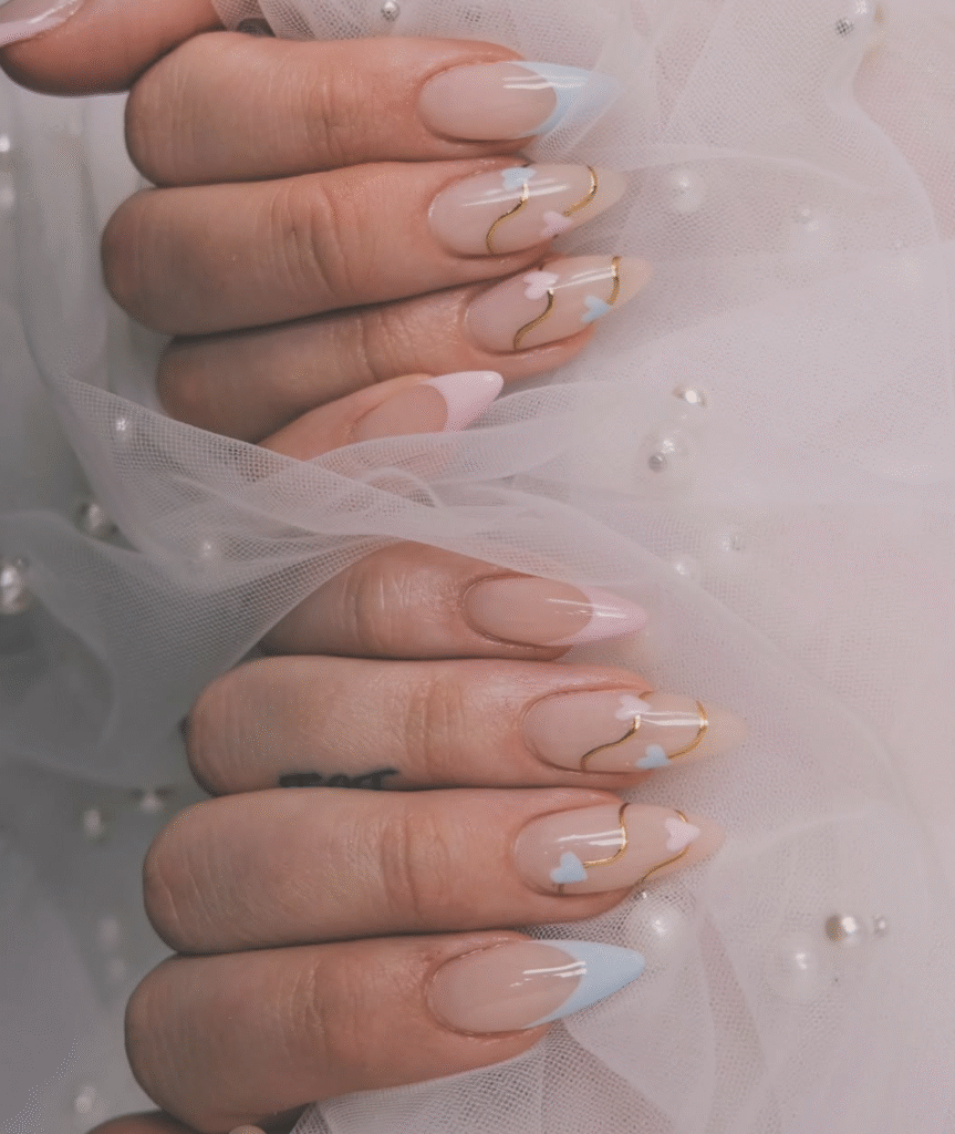 Gender Reveal Nail Ideas