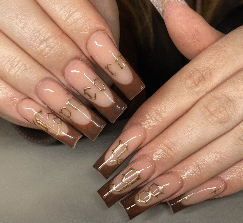 Capricorn nail designs