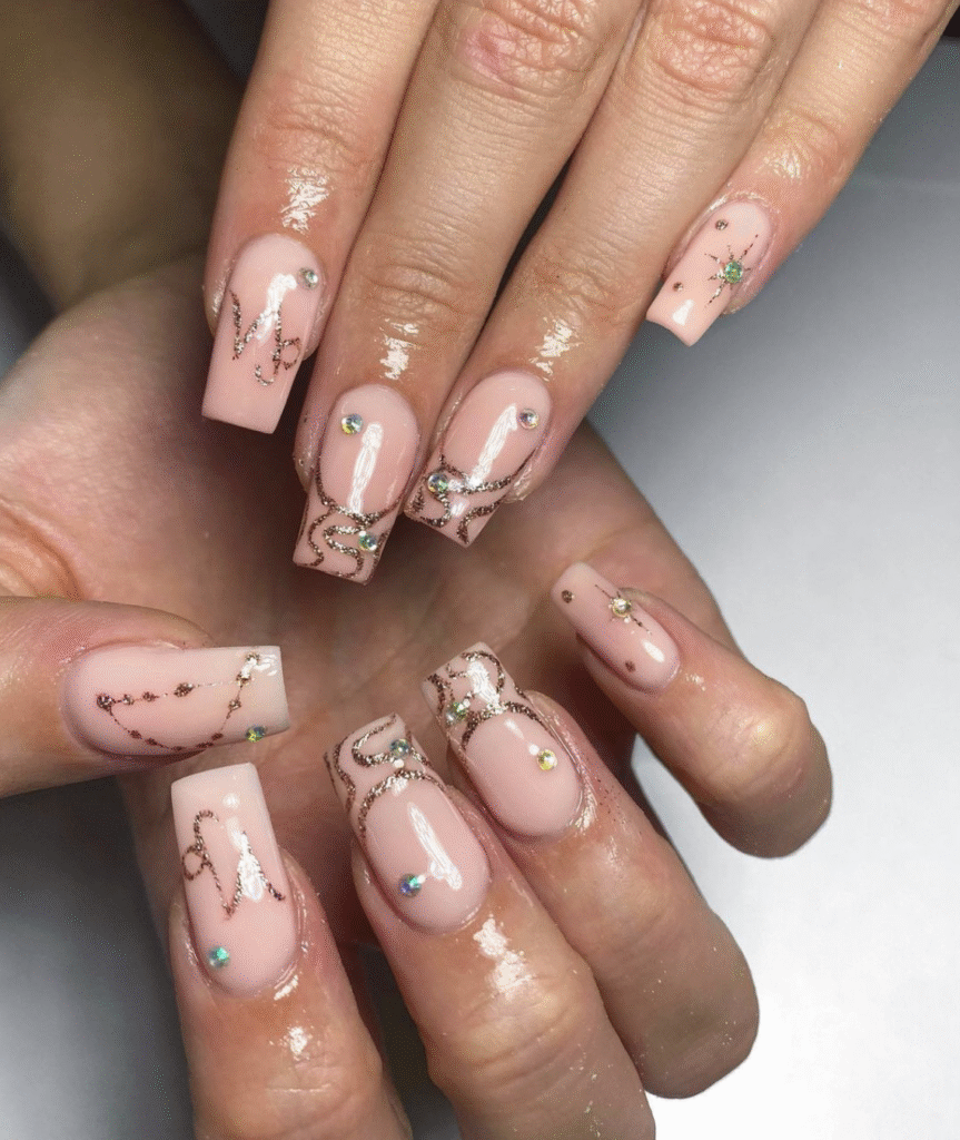 Capricorn nail designs