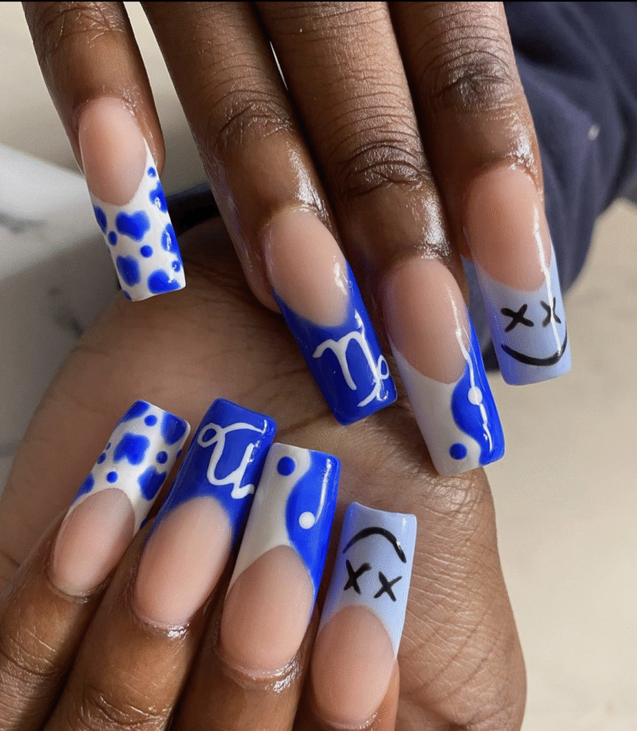 Capricorn nail designs