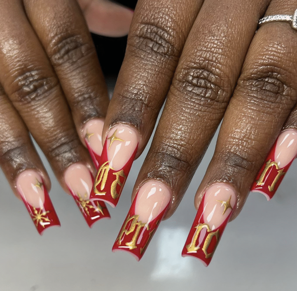 Capricorn nail designs