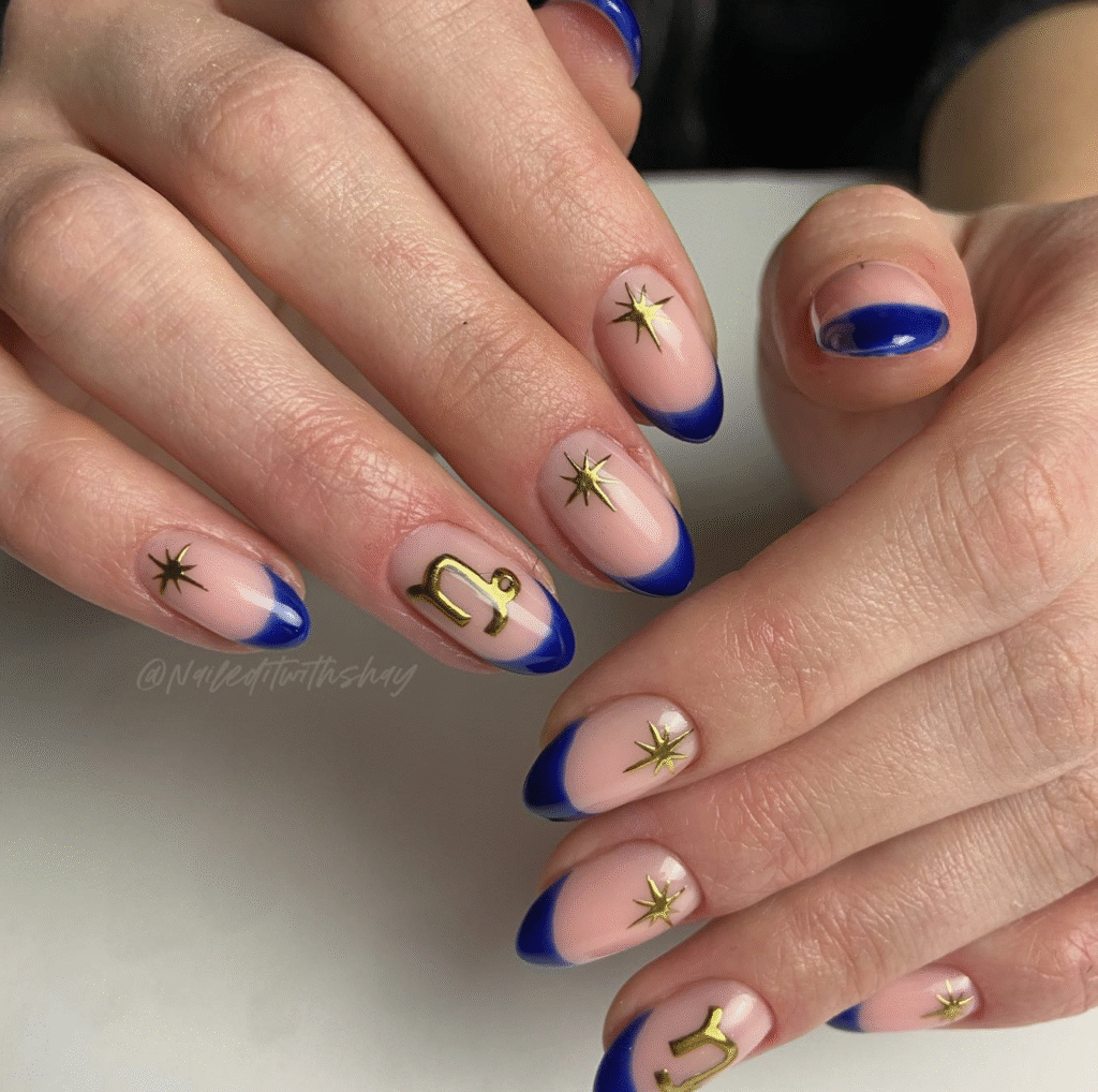 Capricorn nail designs