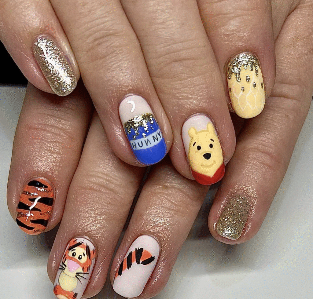 Winnie The Pooh Nail Ideas