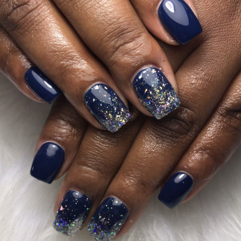 blue nail designs