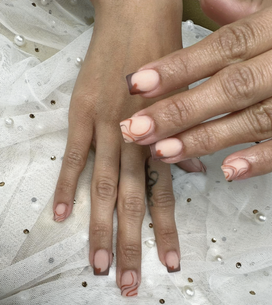 short fall nail designs