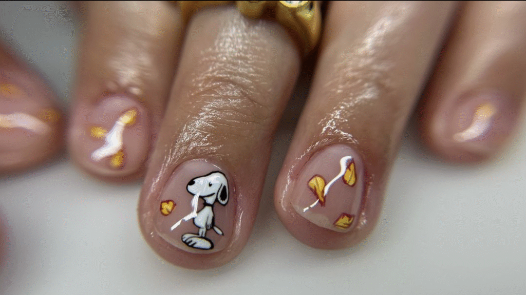 short fall nail designs