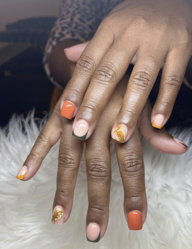 short fall nail designs