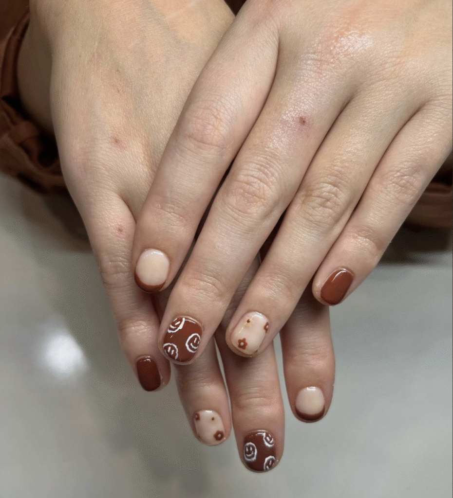 short fall nail designs