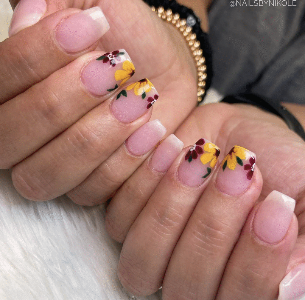 short fall nail designs