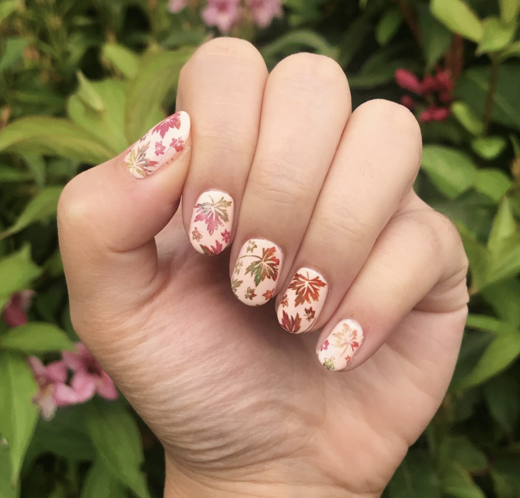 short fall nail designs