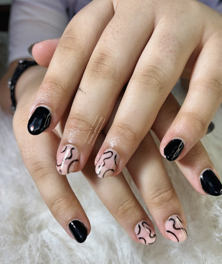 short fall nail designs