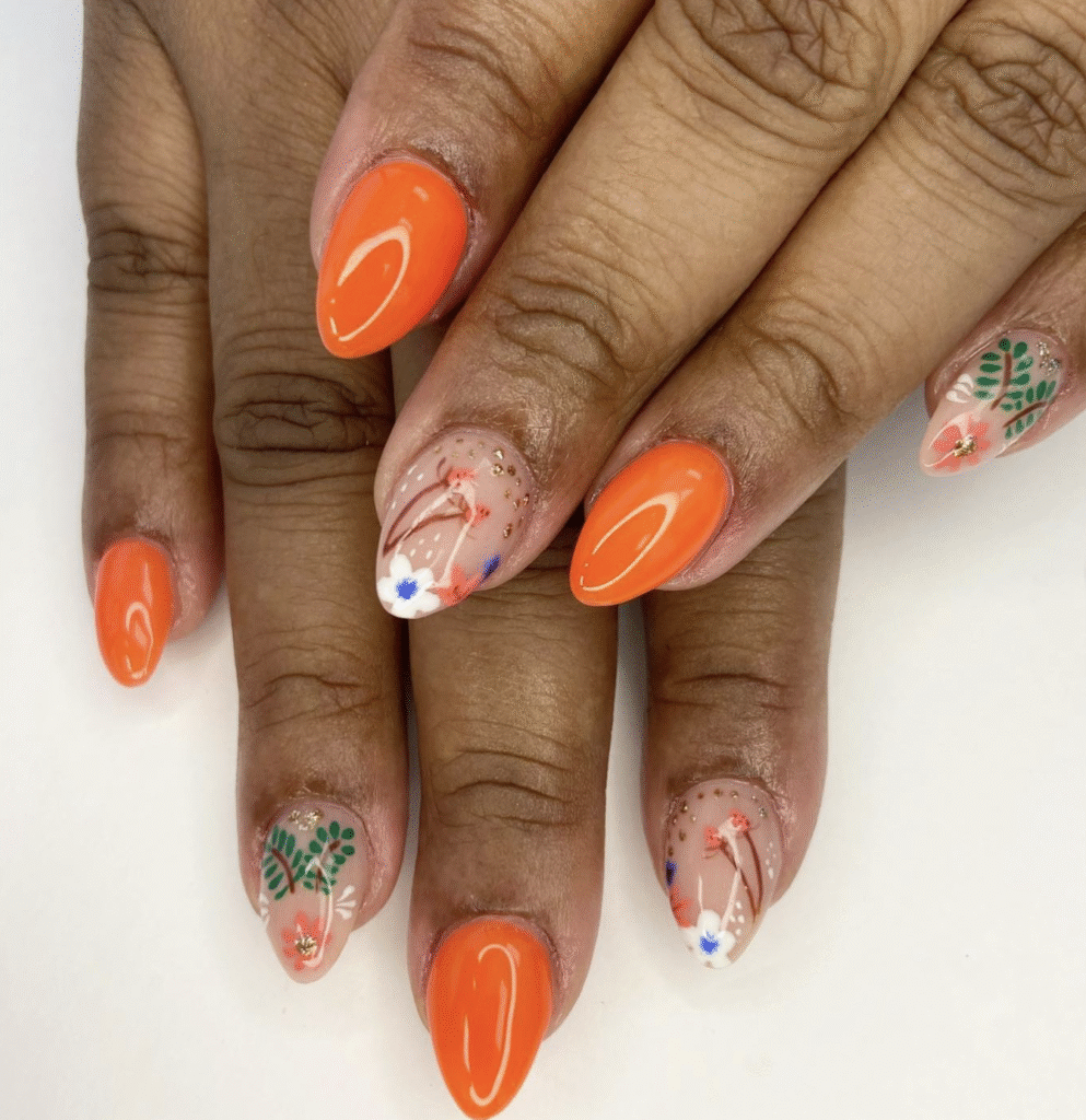short fall nail designs