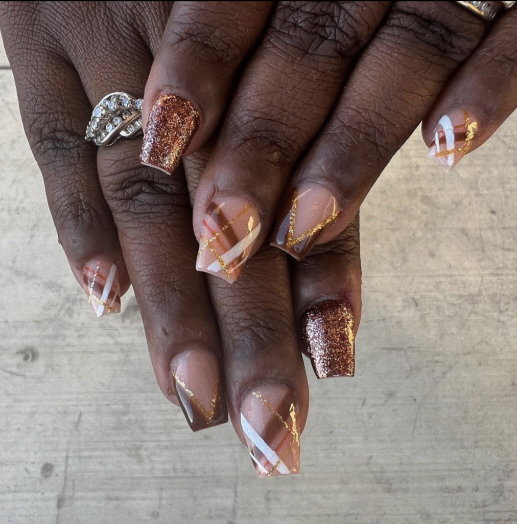 short fall nail designs