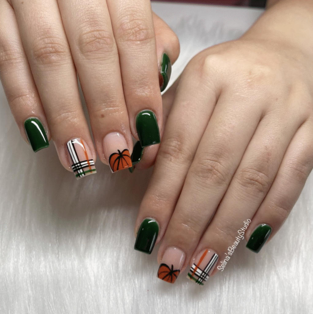 short fall nail designs