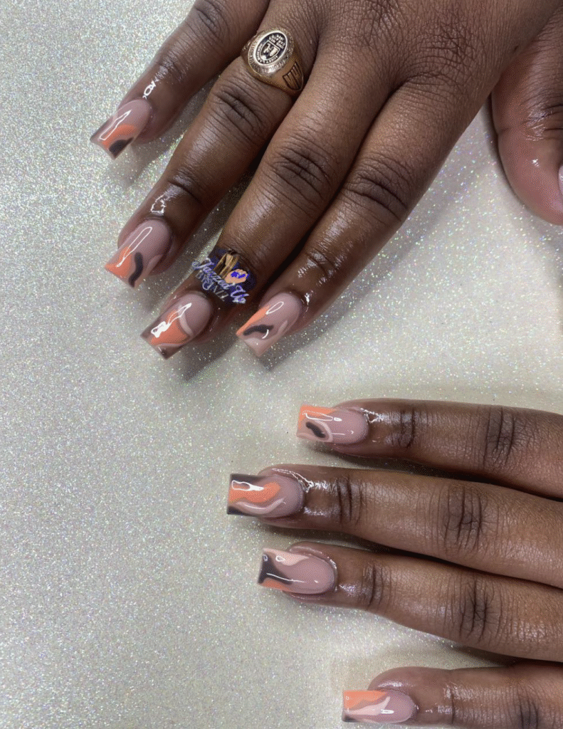short fall nail designs