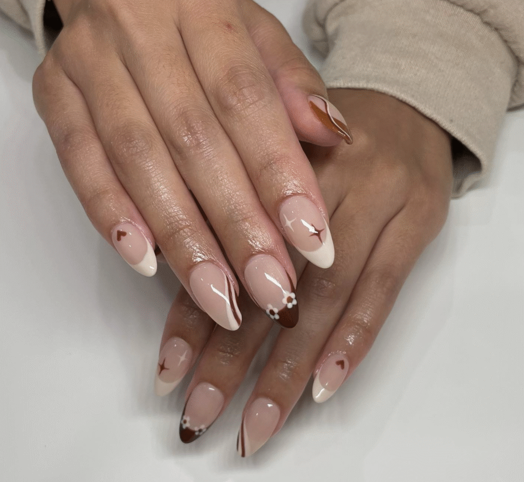 short fall nail designs