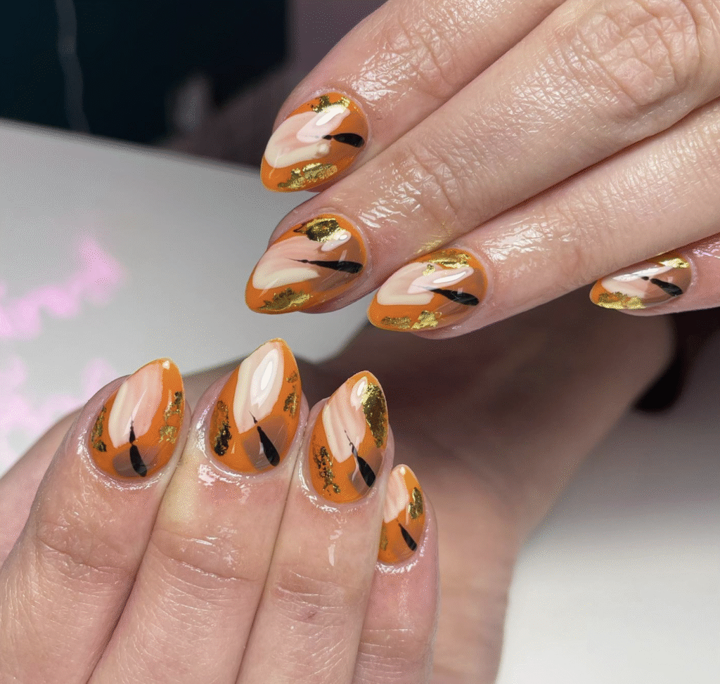 short fall nail designs